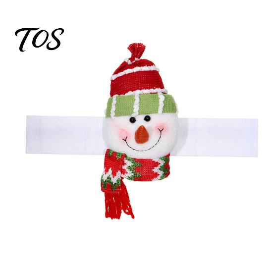 Reusable Curtain Tiebacks Christmas Santa Claus Tieback, 3D Plush Snowman Window Holders Drapery Holdbacks Ties Backs, Decorative Drape for