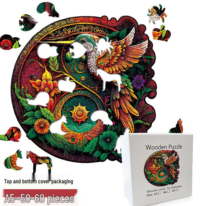 Irregular Animal Dog Penguin Wooden Puzzle in Stock