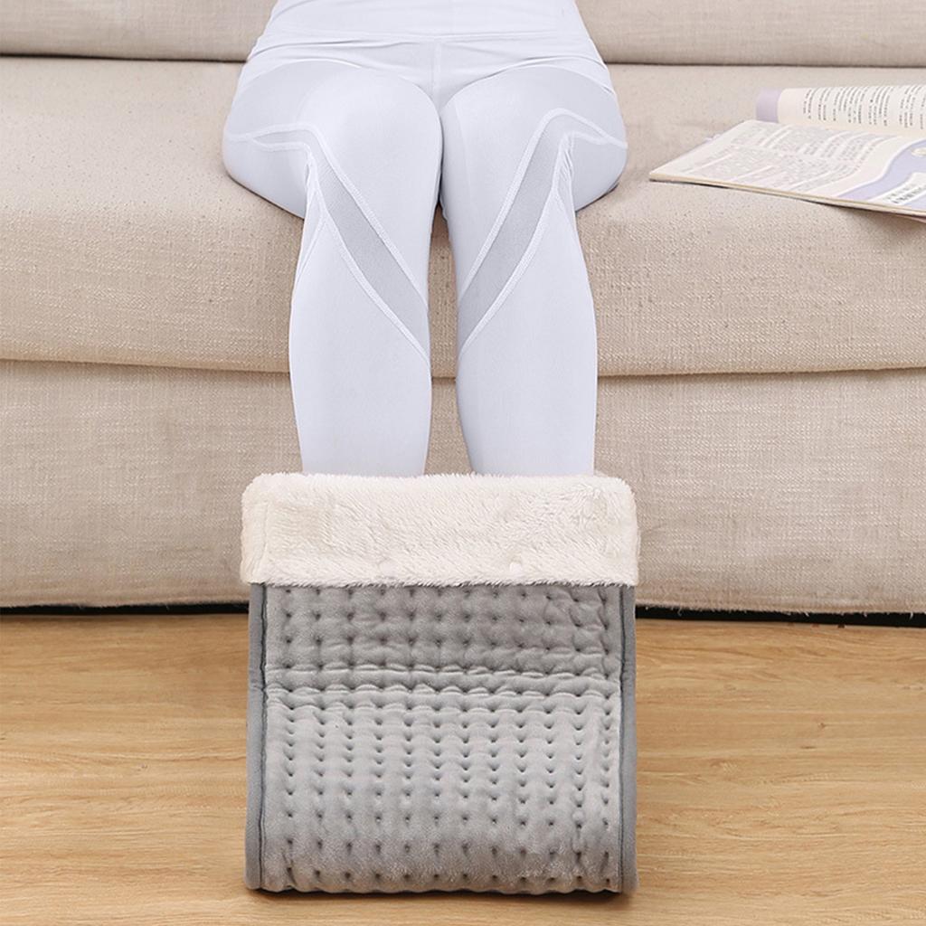 Electric Heated Foot Warmer Mat for Office Dorm, Safe and Energy-Saving Heater