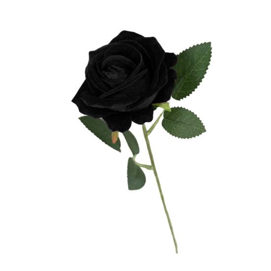 Rose Flower for Flower Arrangement Realistic Long Stem Fake Silk Rose