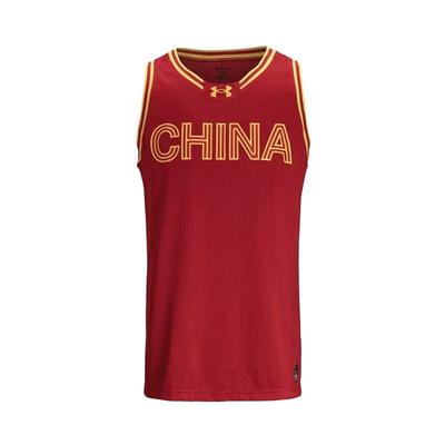 Letter Print Casual Sports Crew Neck Pullover Vest Men Vests Campus-Red 1383397-625