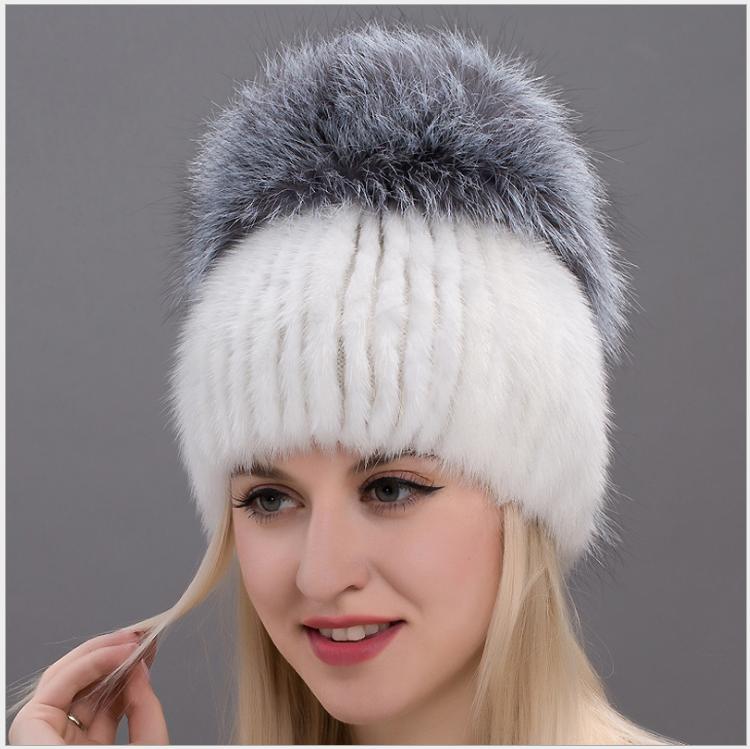 Windproof Winter Hood Adjustable Mink Fur Hat Soft Fur Trooper Hat
