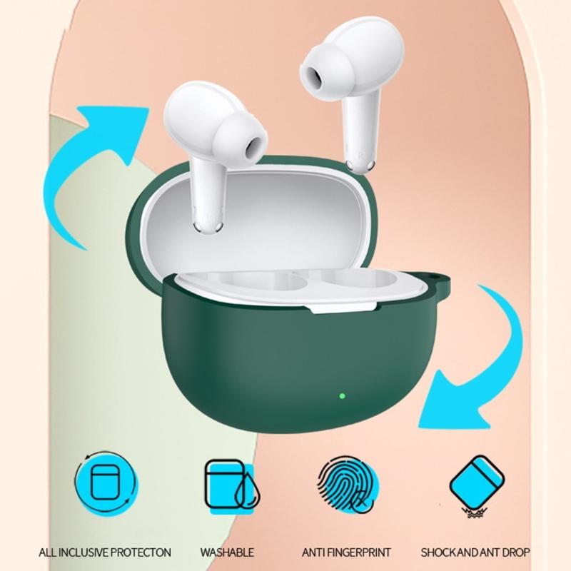 Shockproof Silicone Earphone Case Cover Dustproof Protections Wear Resistant Design for True Wireless 5I