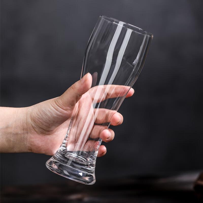 Handmade Hercules Cup Glass Beer Mugs (2-Pack)