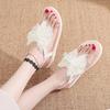 Fashion Casual Bow Open Toe Women's Sandals on Offer Low Price Original Anti Slip Hot 2025 Luxury Designer Asian Size Vip Ladies Shoes