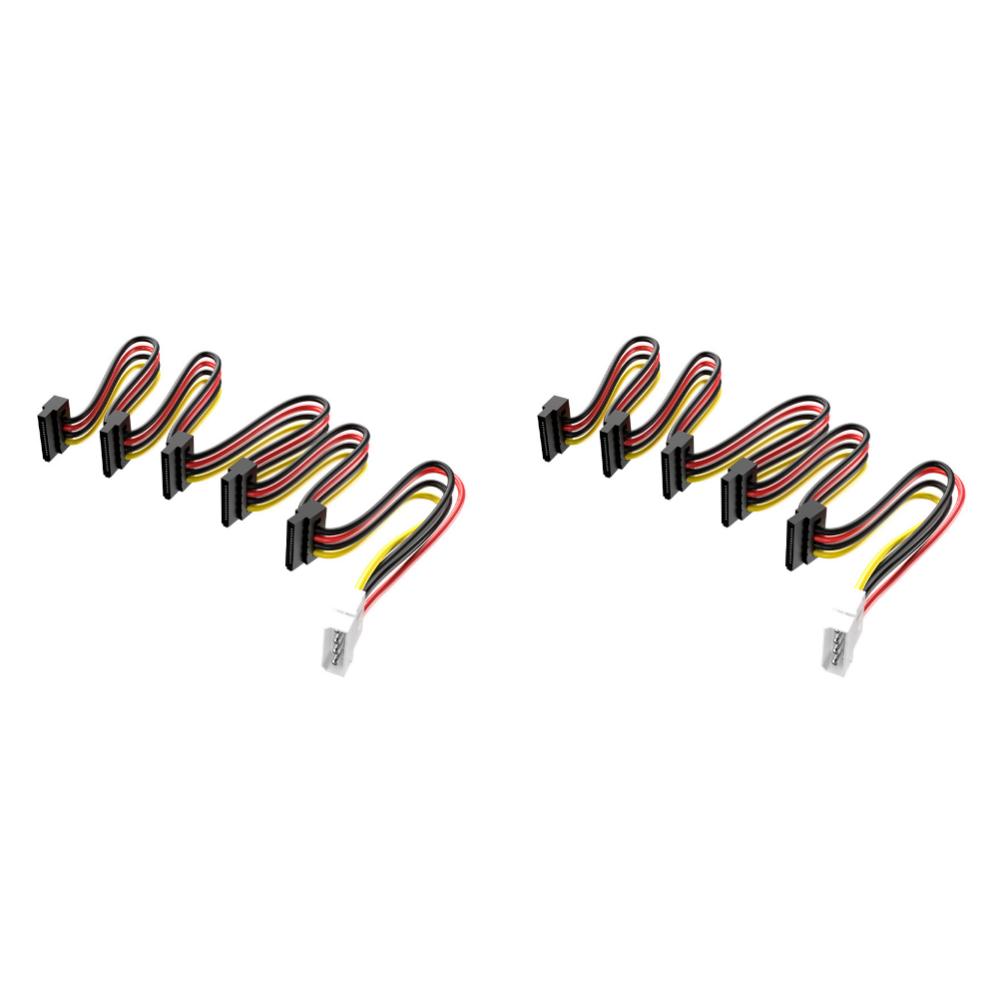 1/2/3/5 Stück Stromkabel Server DIY Splitterkabel SATA 1 auf 5 SATA Festplatten Stromversorgung Splitter Adapterkabel für PC Server
