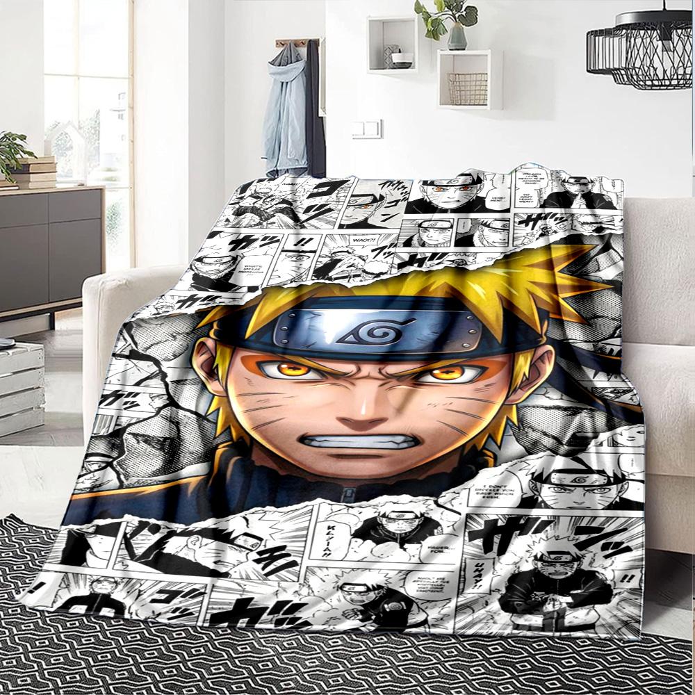 Naruto Blanket Durable Comfort Suitable for Couch Picnics Seaside for All Occasions Playful Design Birthday Christmas Gift Blanket