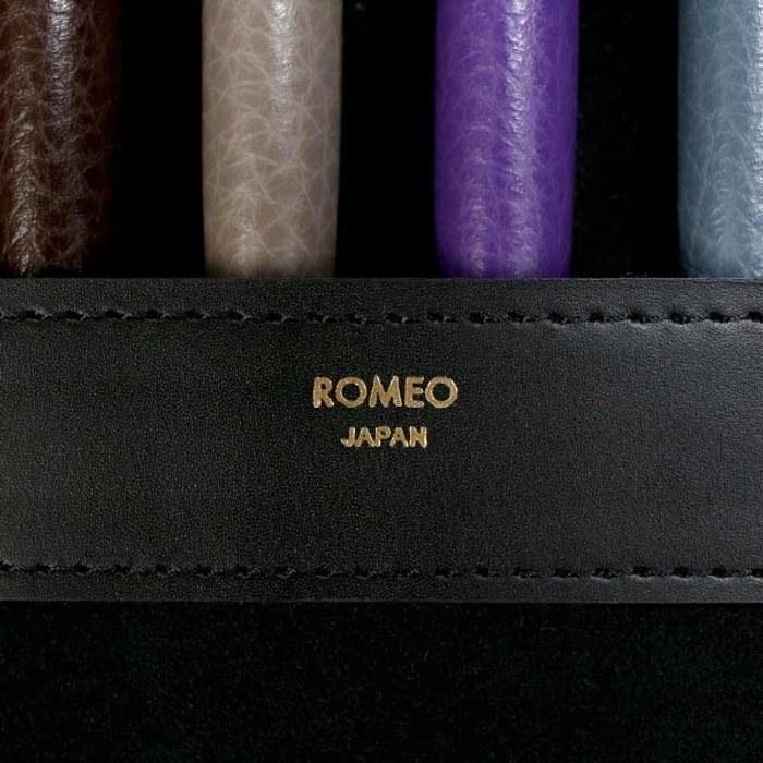 ROMEO Pen Case, Crocodile Emboss Collection, 6-Pen Capacity, RLC37 BK, Black, 180x145x23mm
