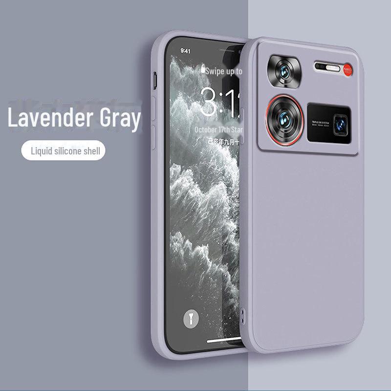 Kompatible Nubia Z70 Ultra Flüssigsilikon Anti-Fall Schutzhülle