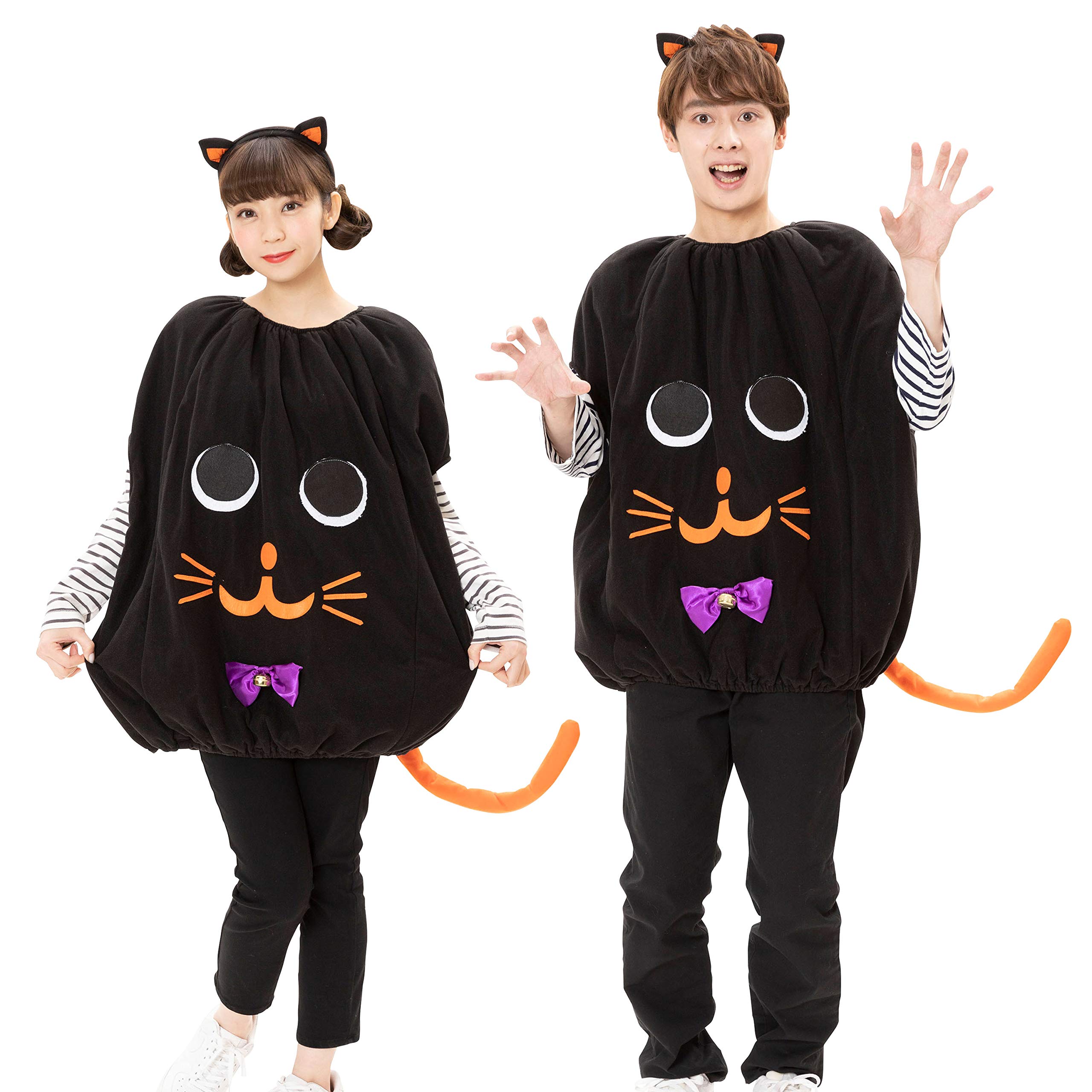 

Clearstone Smile Cat Cosplay Black Costume, Halloween, Unisex,