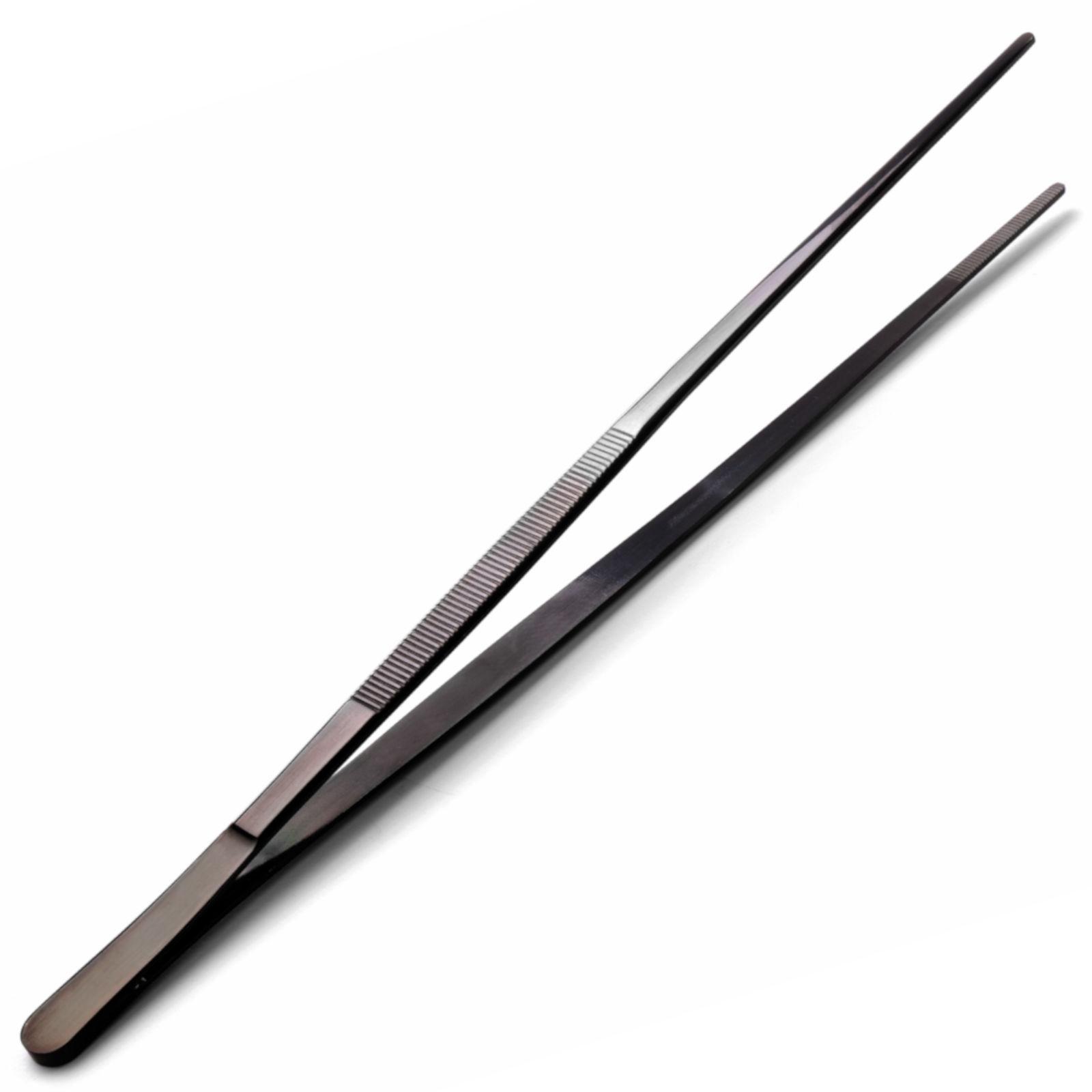 Küchenpinzette, universal, Edelstahl, beschichtet, Länge 300 mm, Hendi 680131