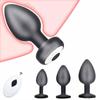 Women's Charging 10 Frequency Vibration Anal Plug Set G-spot Size Rear Court Stimulation Silicone Men's Masturbation Sex Products