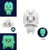 Animation Kawaii Lankybox Leuchtendes Plüschtier Fuchs Quadratische Box Stein Weich Gefüllt**