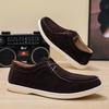 Men's shoes casual single shoes low-top foot-fitting one-pedal lazy shoes fashionable versatile large-size flat shoes men