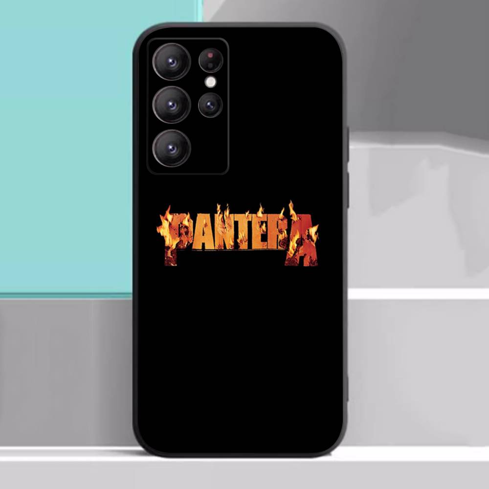 P-Pantera Musikband Handyhülle Für Samsung S 24 fe 25 Ultra plus 20 lite 21 30 22 23 24 22 Ultra 5G Fundas
