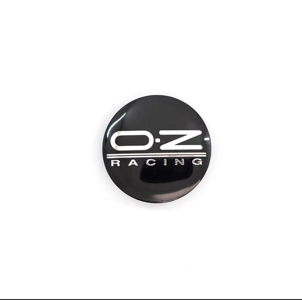 4pcs/lot 55mm OZ Racing Emblem Badge Car Styling Wheel Center Cover Sticker Carbon Fiber Hub Cap Decal For OZ M582