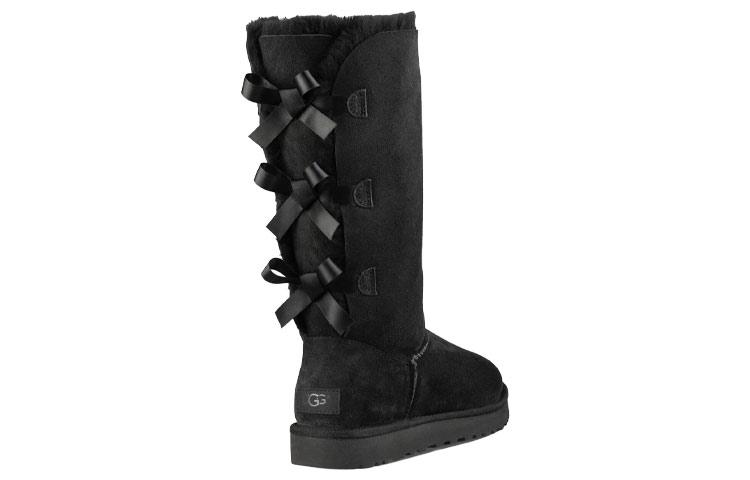 UGG Bailey Bow Tall II Stivale Nero Donna 1016434-BLK