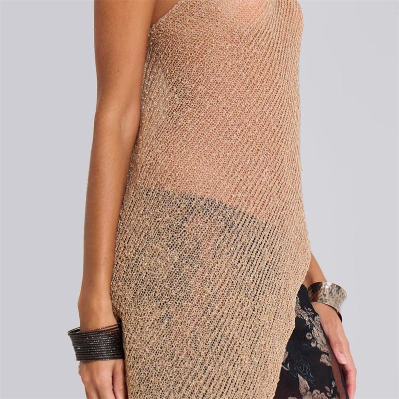 Dámské Sexy Módní Průsvitné Síťované Pončo Lehký Letní Svetřík Pulovr na Šaty Plážové Zakrytí