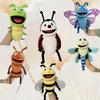 Hand Puppets, Finger Puppets, Animals, Plush Toys, Mouth-Moving, Ventriloquism, Hand Dance, Puppet Show Props, Ants, Dragonflies, Bees, Butterflies,