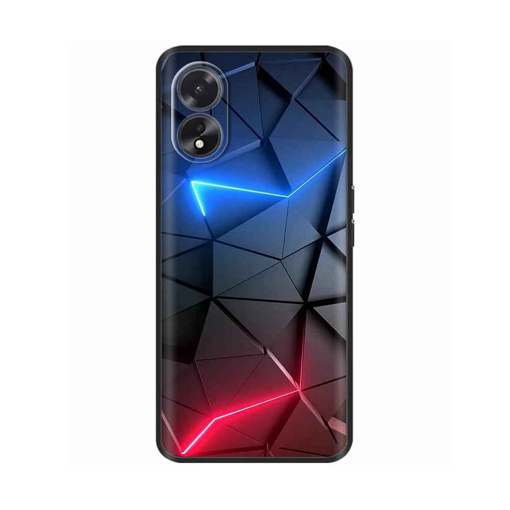 Case For OPPO A38 4G Cover Fashion Painted Soft Silicone Bumper Phone Cases For OPPO A38 A58 A78 4G OppoA38 Cases Fundas Coque