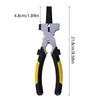 Professional MIG Welding Pliers 7'' Mulitfunctional Tool Steel for Scraping Spatter Gripping Drawing Wire Comfort Handle