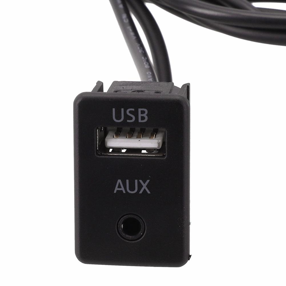 12V Voltage Compatibility Car AUX USB Adapter Dash Mount USB Socket