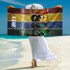 Personalized "End Saga" Beach Towel Microfiber Beach Towel Thin Absorbent for Beach Swimming Yoga Bath Sports. 0910368