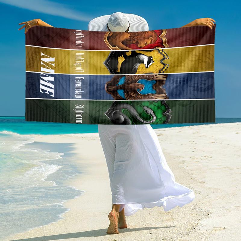 Personalized "End Saga" Beach Towel Microfiber Beach Towel Thin Absorbent for Beach Swimming Yoga Bath Sports. 0910368