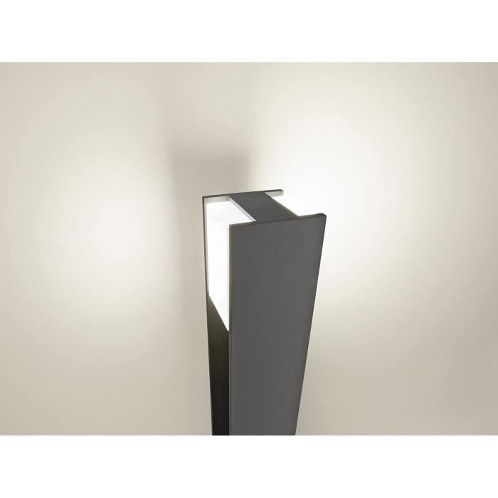 PHILIPS Bridge Lampe de jardin - Gris foncé - 1x14W - 230V