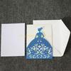 10pcs/set Pretty Girl Holiday Invitations Card Hollow Glitter Paper Envelopes Wedding Party Supplies Top Sale