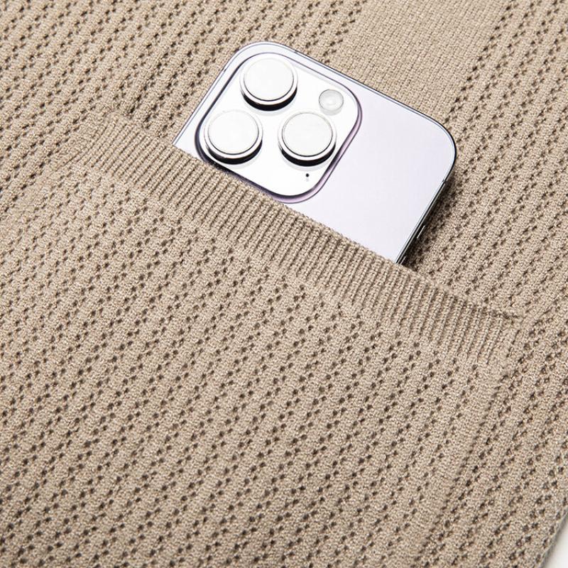 Spring Autumn Men's Knitted Cardigan Solid Color Turn Down Collar Business Casual Knit Jackets