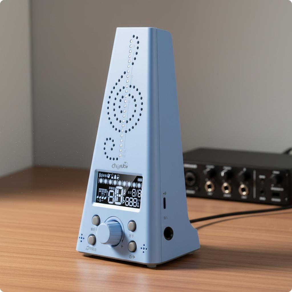 Sprachzählung Metronom Tastensteuerung Elektronisches Metronom Gitarre Klavier Schlagzeug Stimmgerät Lautsprecher Ton Chromatisches Stimmgerät Gehörschulung