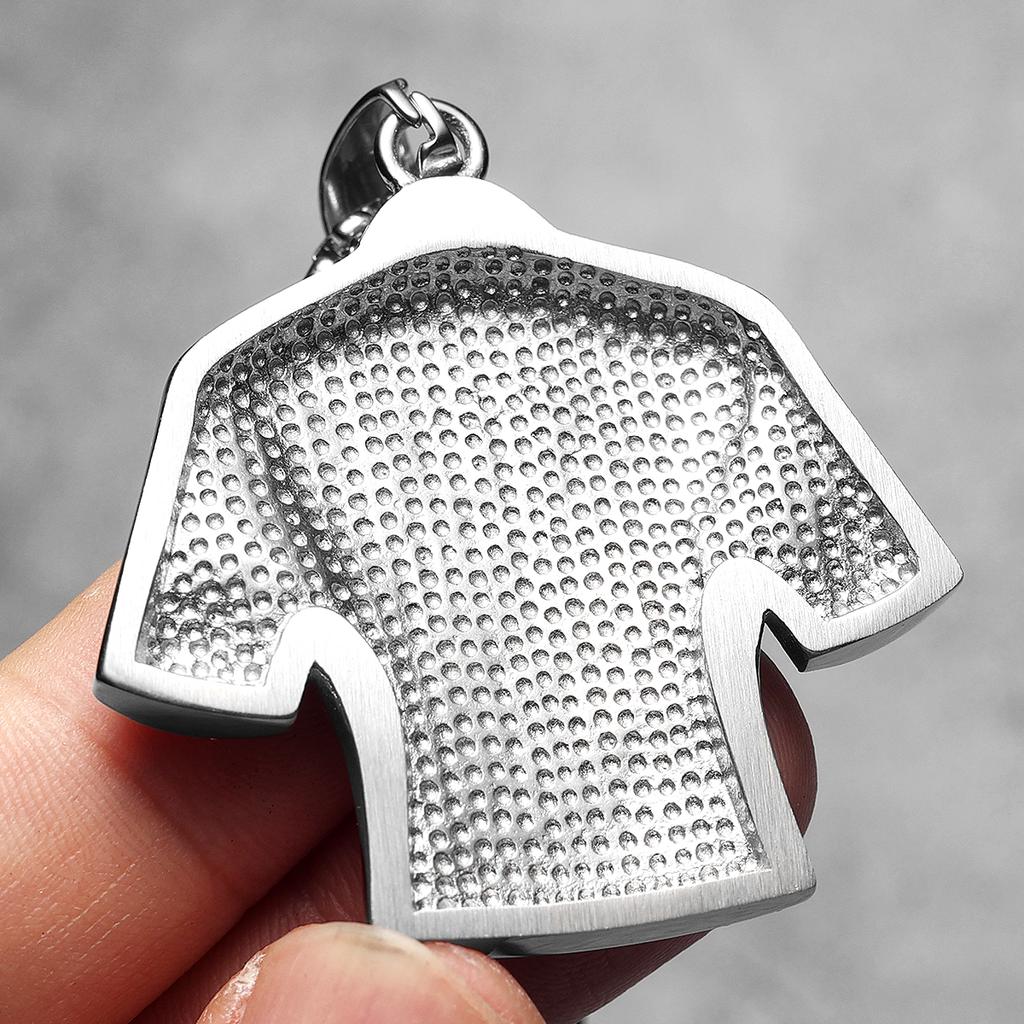 Messi Cristiano Ronaldo Neymar Haaland Football Jersey Man Necklaces Stainless Steel Pendant Chain Jewelry Gift Wholesale