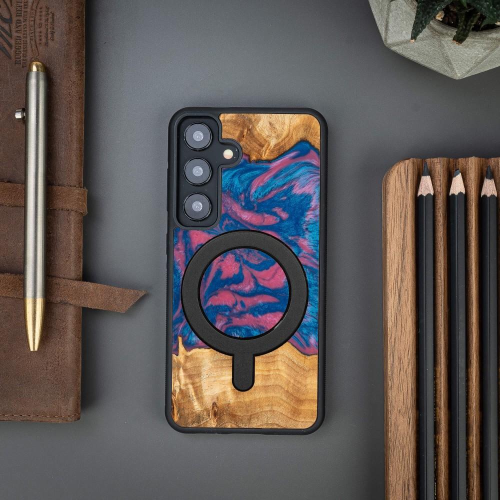 Bewood Unique case for Samsung Galaxy S24 - Neons - Vegas with MagSafe