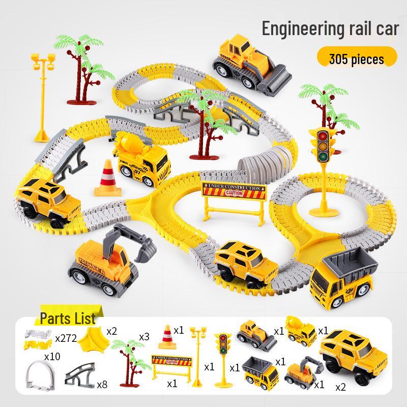 Electric Engineering Toy Car Assembly Set