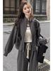 Women's Gray Sweatshirt and Pants Set - Autumn 2024 Fashion Trend