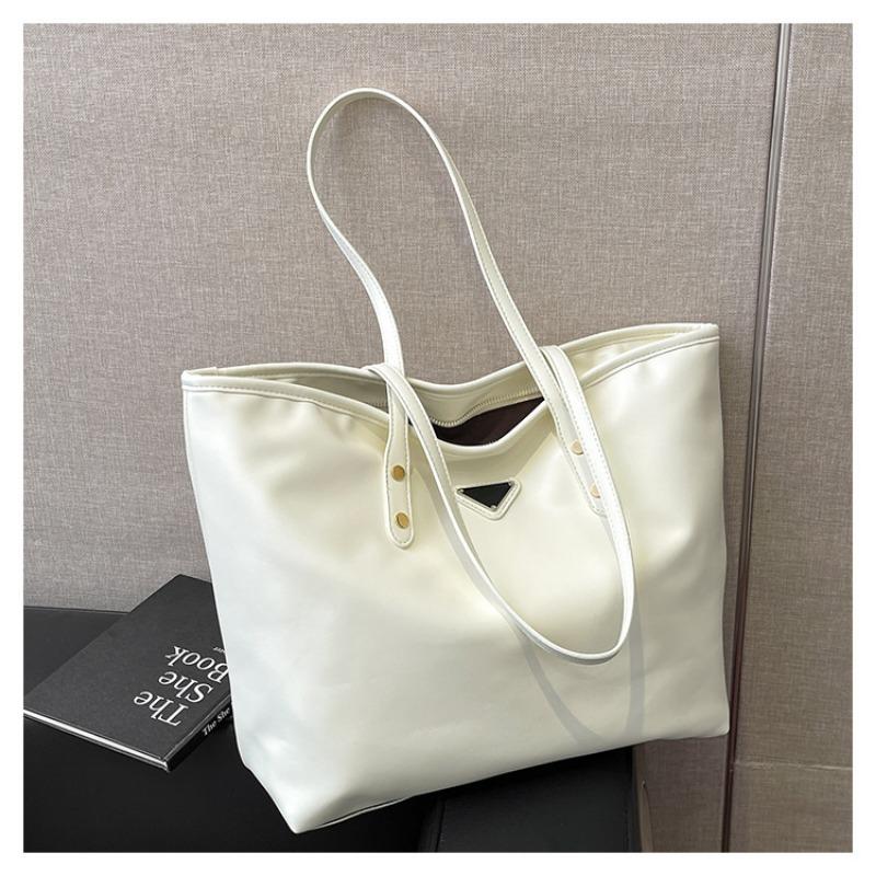 

Leopard print bag women s large-capacity new autumn and winter versatile casual shoulder bag texture student tote bag белый