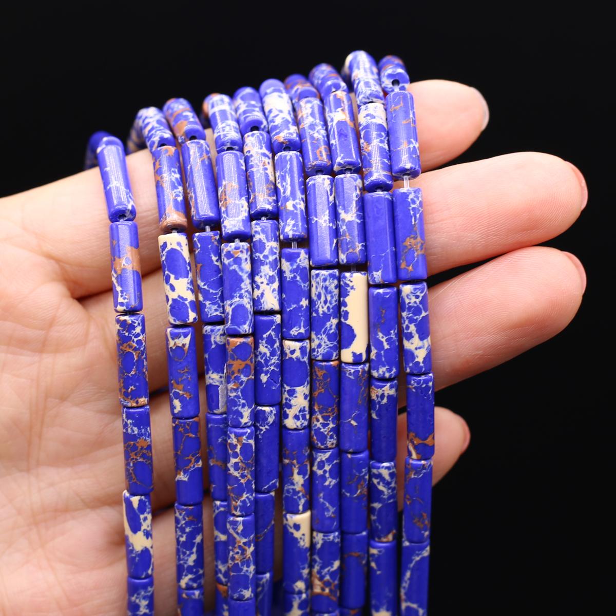 

1 нить бусины из натурального камня длинные цилиндрические кристаллы кварца агата свободные бусины-разделители для изготовления ювелирных изделий DIY ожерелье браслет аксессуары 7x13 мм 1Strand/7x13mm