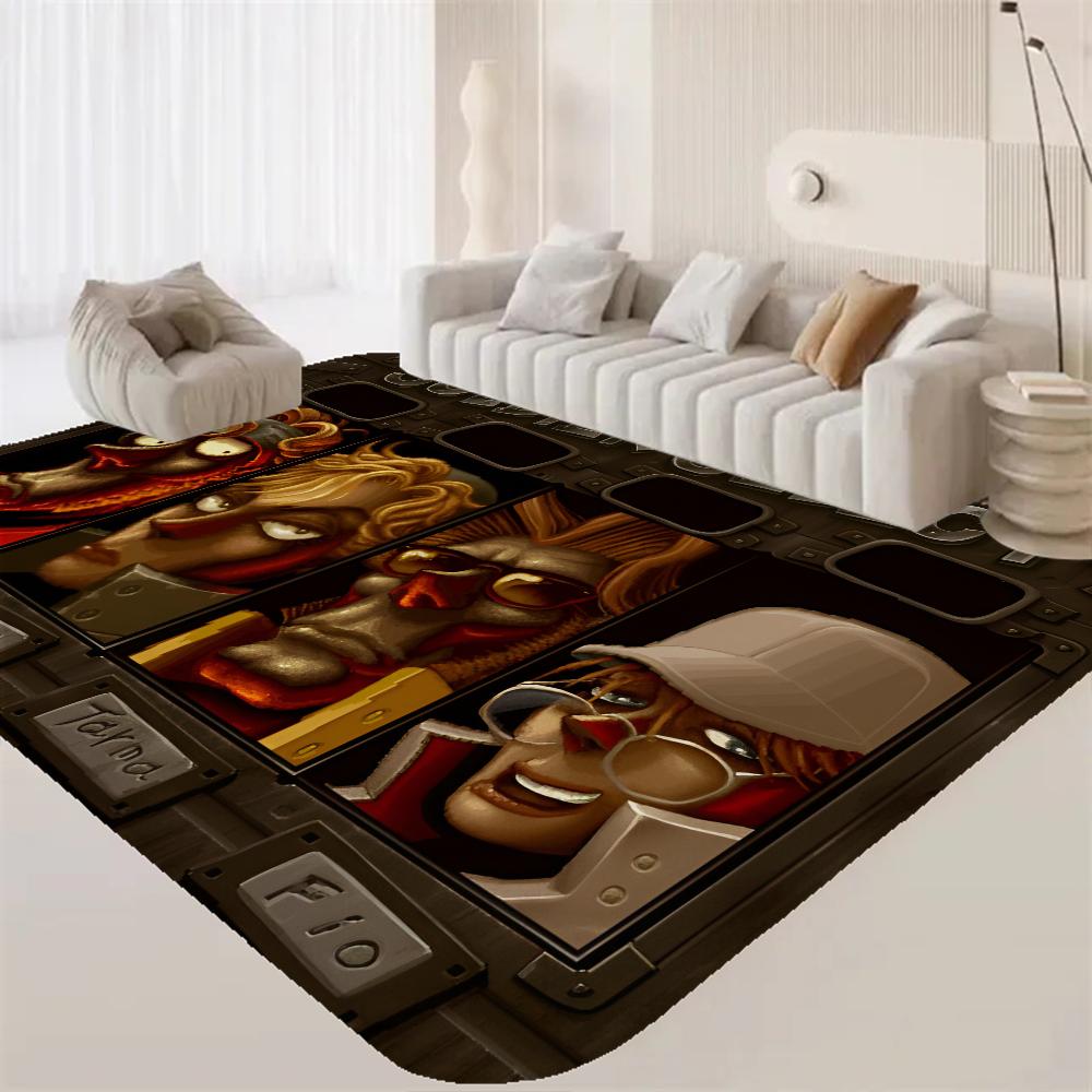Classic Retro Game Metal Slug Gamer Floor Mat Retro Multiple Choice Living Room Kitchen Rug Non-Slip Modern Home Decor