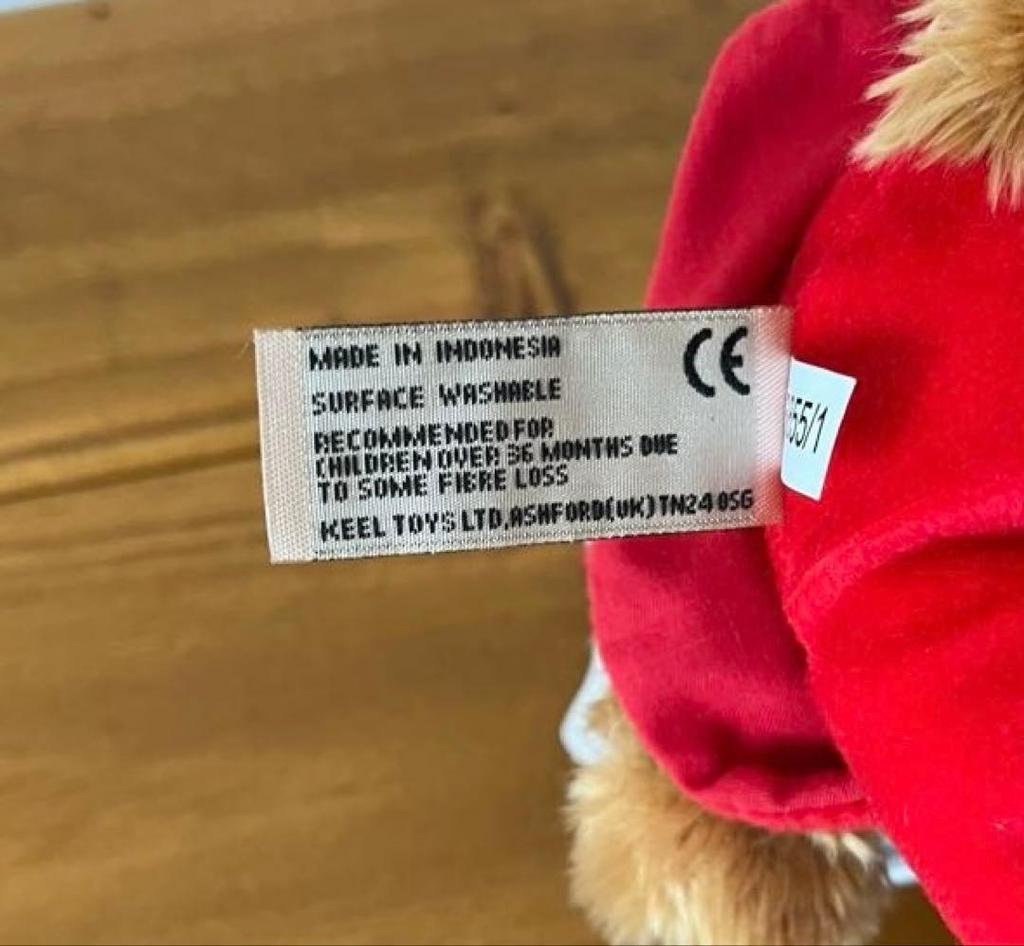 [USED] Keel Toys British Teddy Bear Plush Toy Royal Guard Soldier