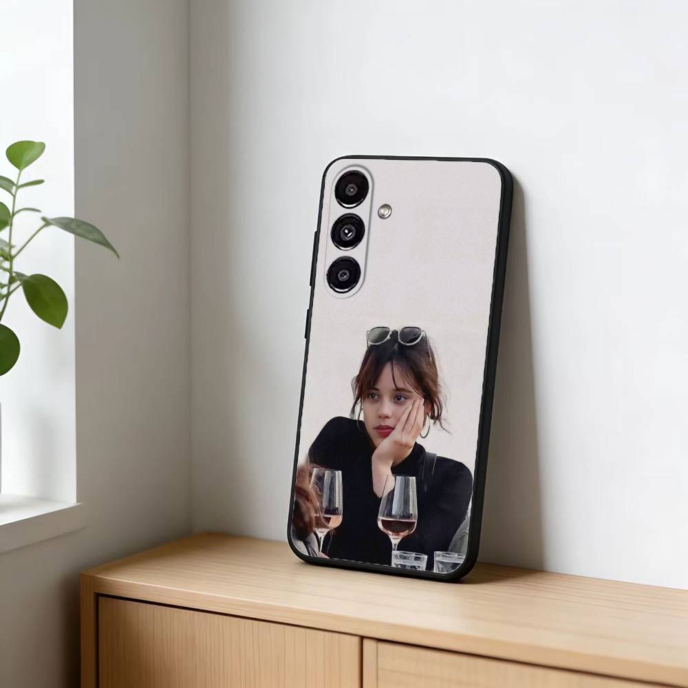 J-Jenna Ortega Phone Case For Samsung Galaxy A13,21s,22,31,32,52,53,71,72,73,Soft Black Cover