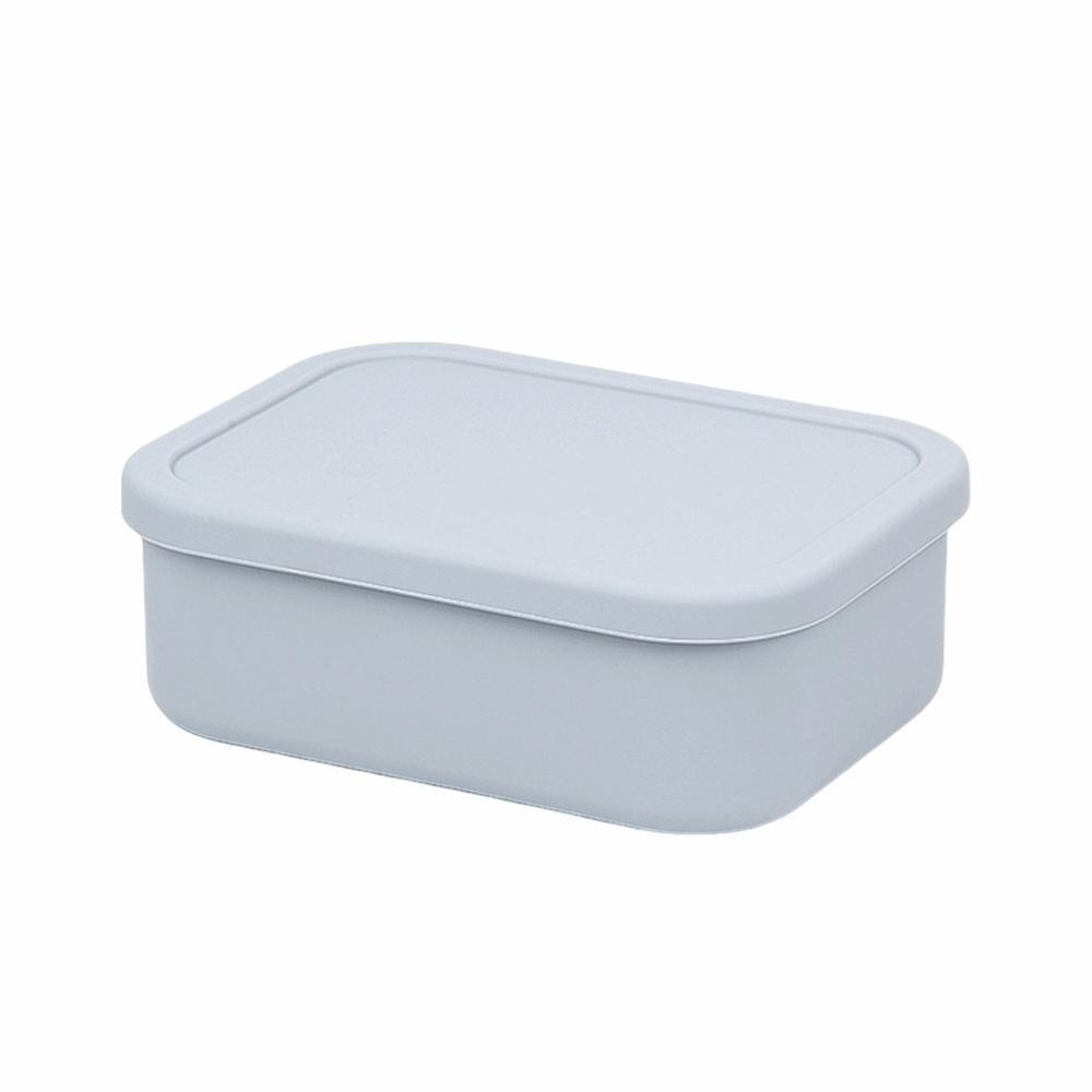 With Lid Silicone Lunch Box Food Grade Storage Box Rectangle Food Storage Container  Picnic