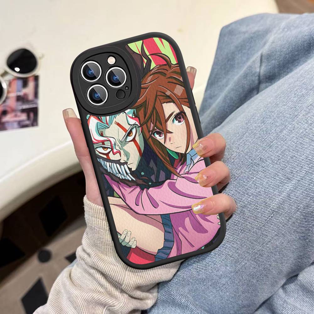 Hot Blooded Fantasy D-DandadanS Anime Phone Case For IPhone 16 15 14 13 12 11 Pro Max Plus Leather Soft Cover
