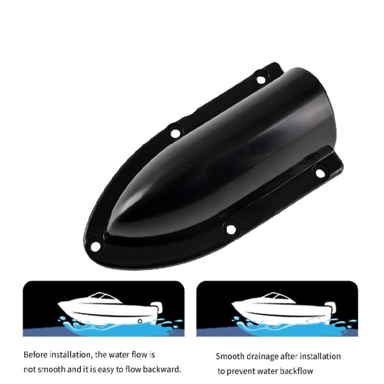 Clam Shell Vent Cover Marine Cable Vent Cover Clamshell Vent with Mounting Screws Easy Installation Marine Wire Cover