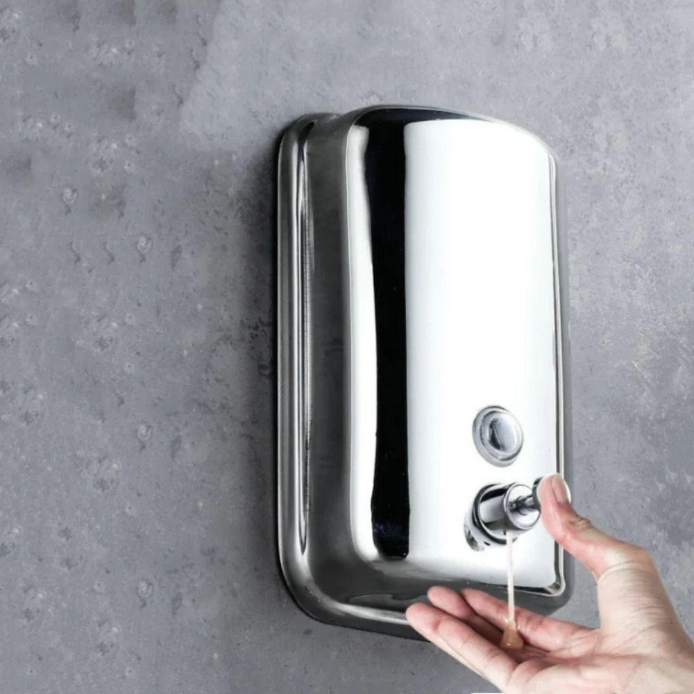 500/800/1000ml Hand Sanitizer Container Wall-mounted Manual Soap Dispenser Kitchen