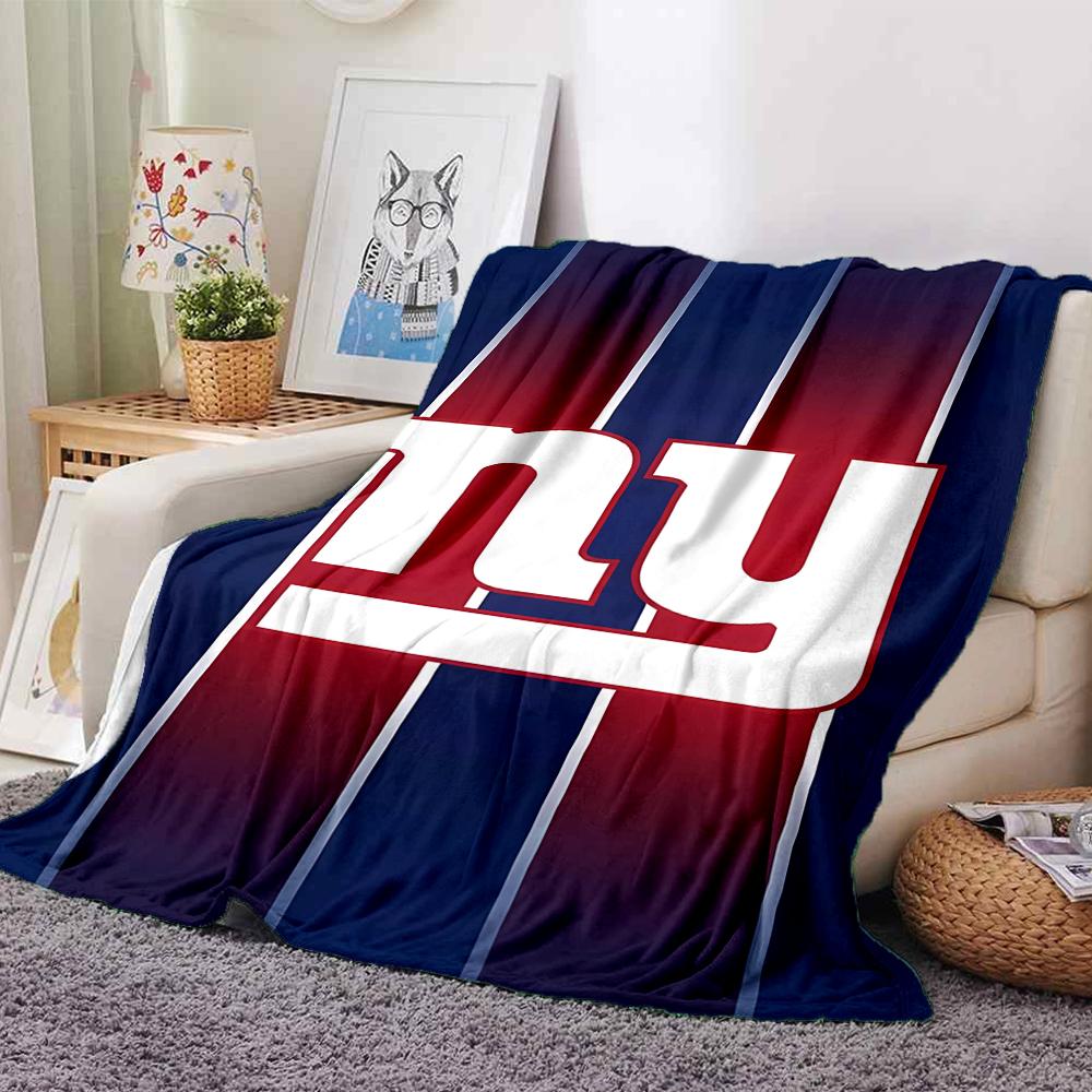 1pc Blanket - New York Giants logo Print Design,Lightweight Blanket for Sofa,Bed- Soft &Warm,Gift for All Seasons
