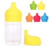Elephant Shape Suction Cup Cover Kid Silicone Sippy Lids Suck Bottle Trainingcup