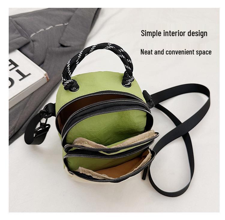 Color Block Mini Phone Crossbody Bag - Lightweight & Versatile for Autumn/Winter