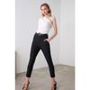 Black Basic Woven Trousers Twoss19st0038