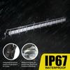 12/13/21 Inch Ultra Slim Single Row LED Light Bar Spot Beam Anti-Glare Work Light for Off Road Truck ATV UTV SUV Jeep Fog Lights